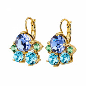 DISAR SG AQUA Earrings Gold DISAR SG AQUA Earrings Gold