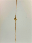 Uppland Armbånd 1 blomma guld 17+2 cm