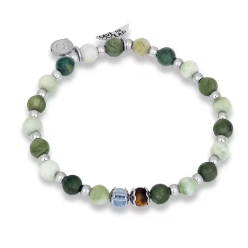 Bracelet Save The Ocean Green