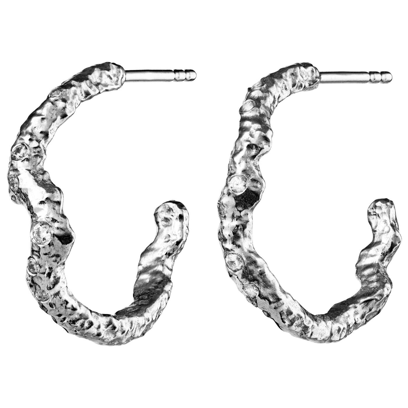 Janine grande Ørering Sølv