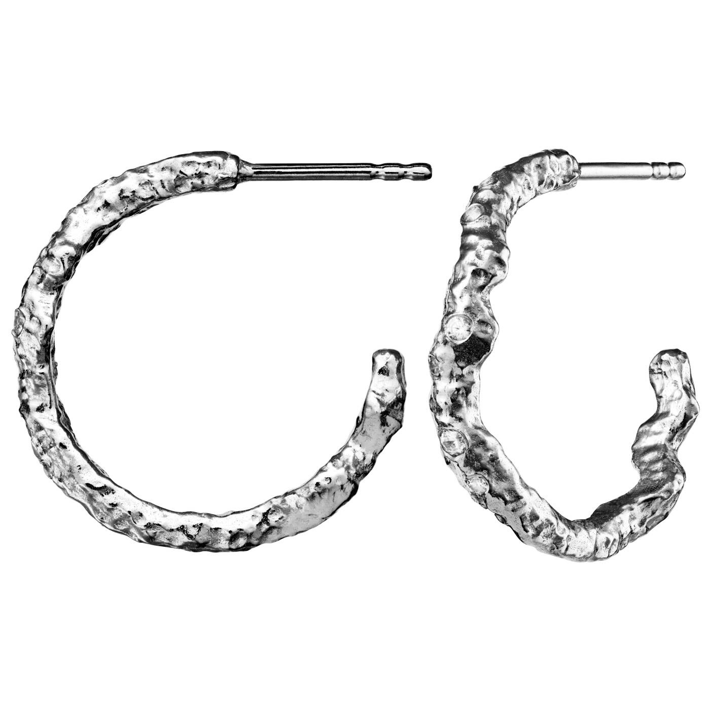 Janine grande Ørering Sølv