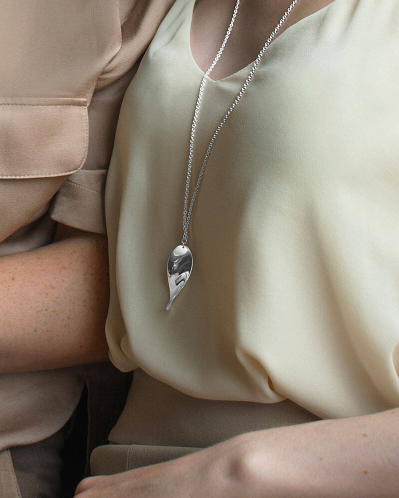 Aqua Halsketten Sølv