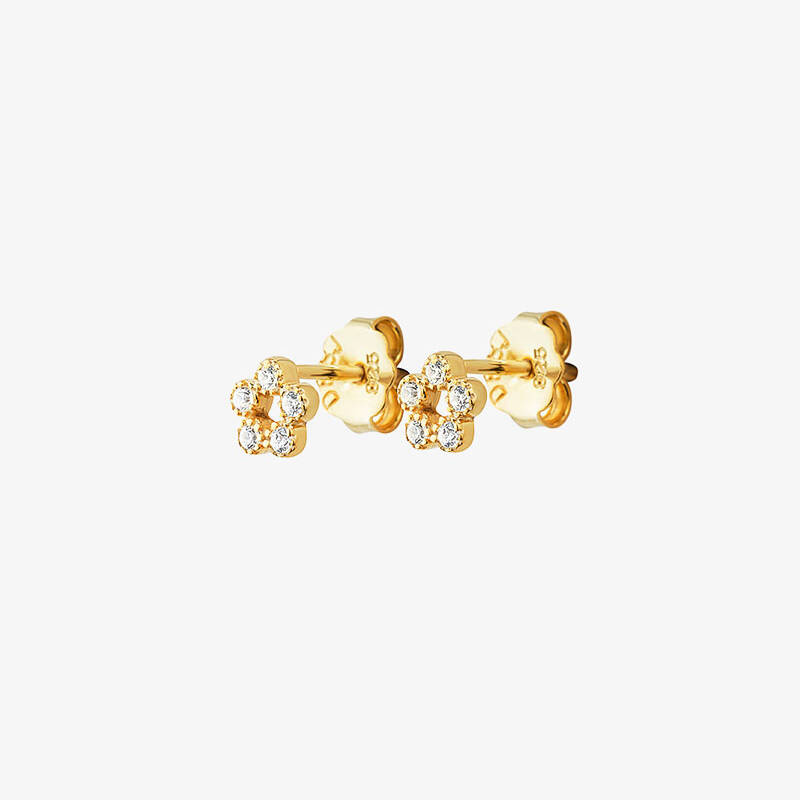 Bliss studs/Ørering Guld