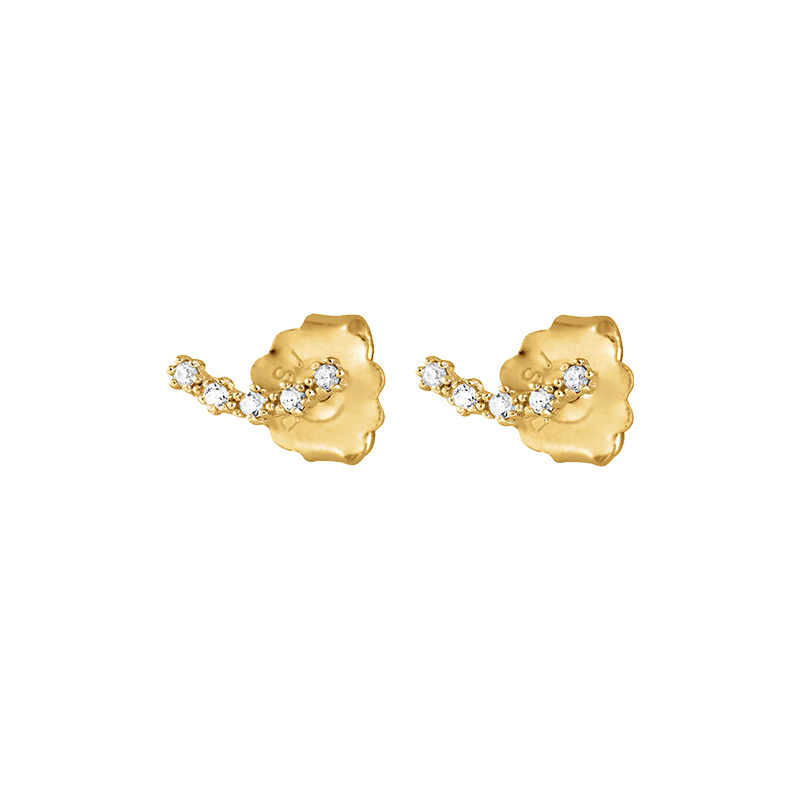 Diamond Sky fall studs Guld