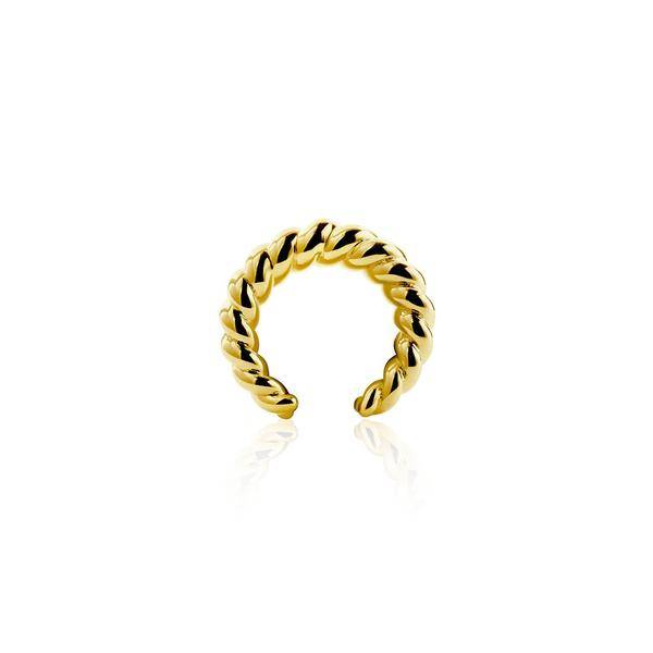 Twisted EarCuff Ørering (guld)