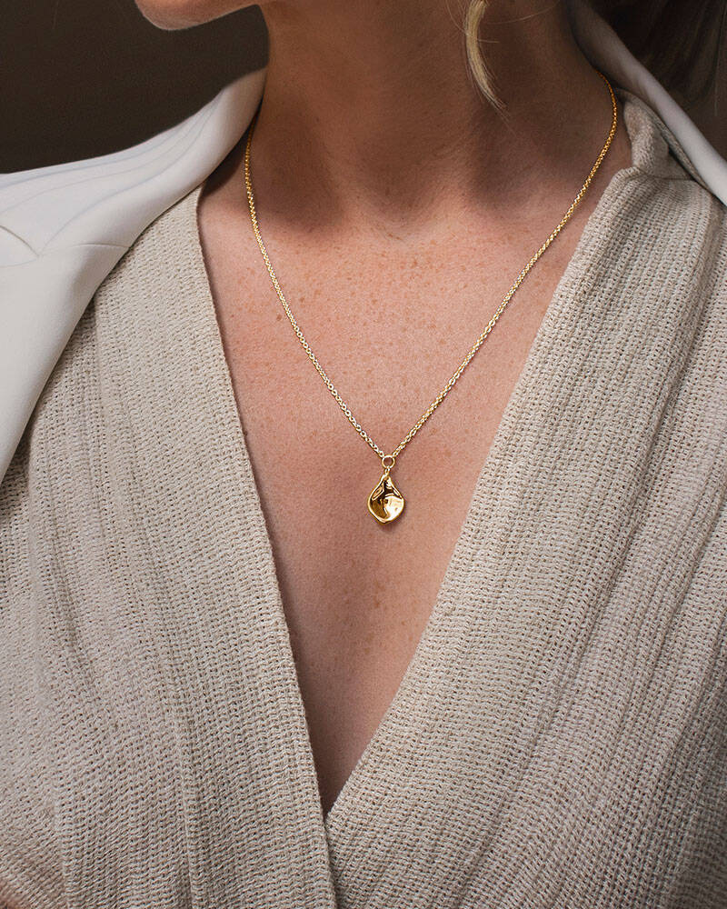 Gaias Grace single Halsketten guld