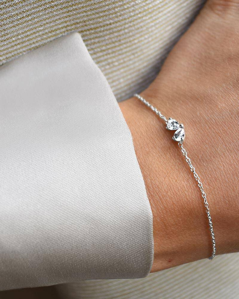 Love Heart Armbånd Sølv