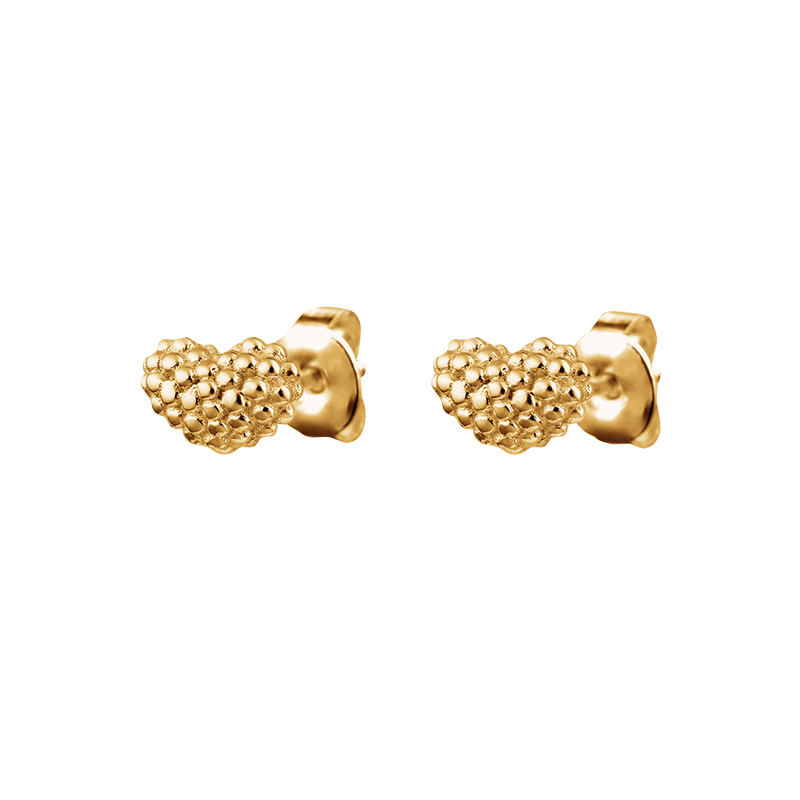 Love bubble studs Guld