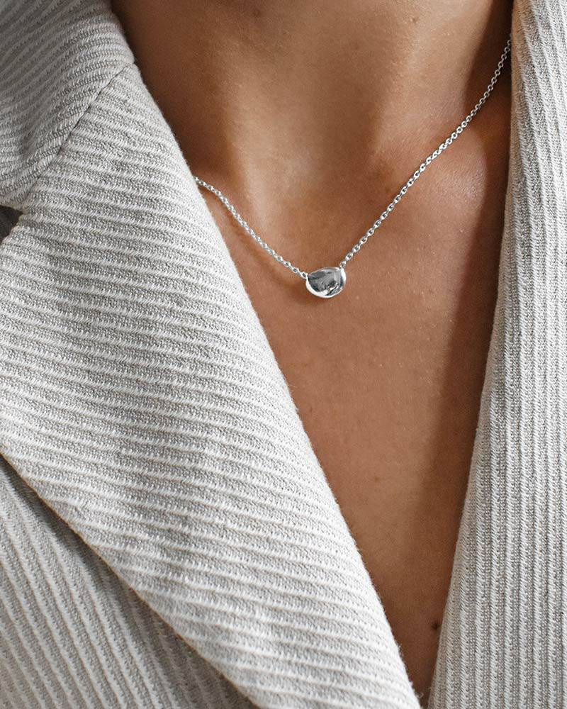 Morning Dew small Halsketten Sølv