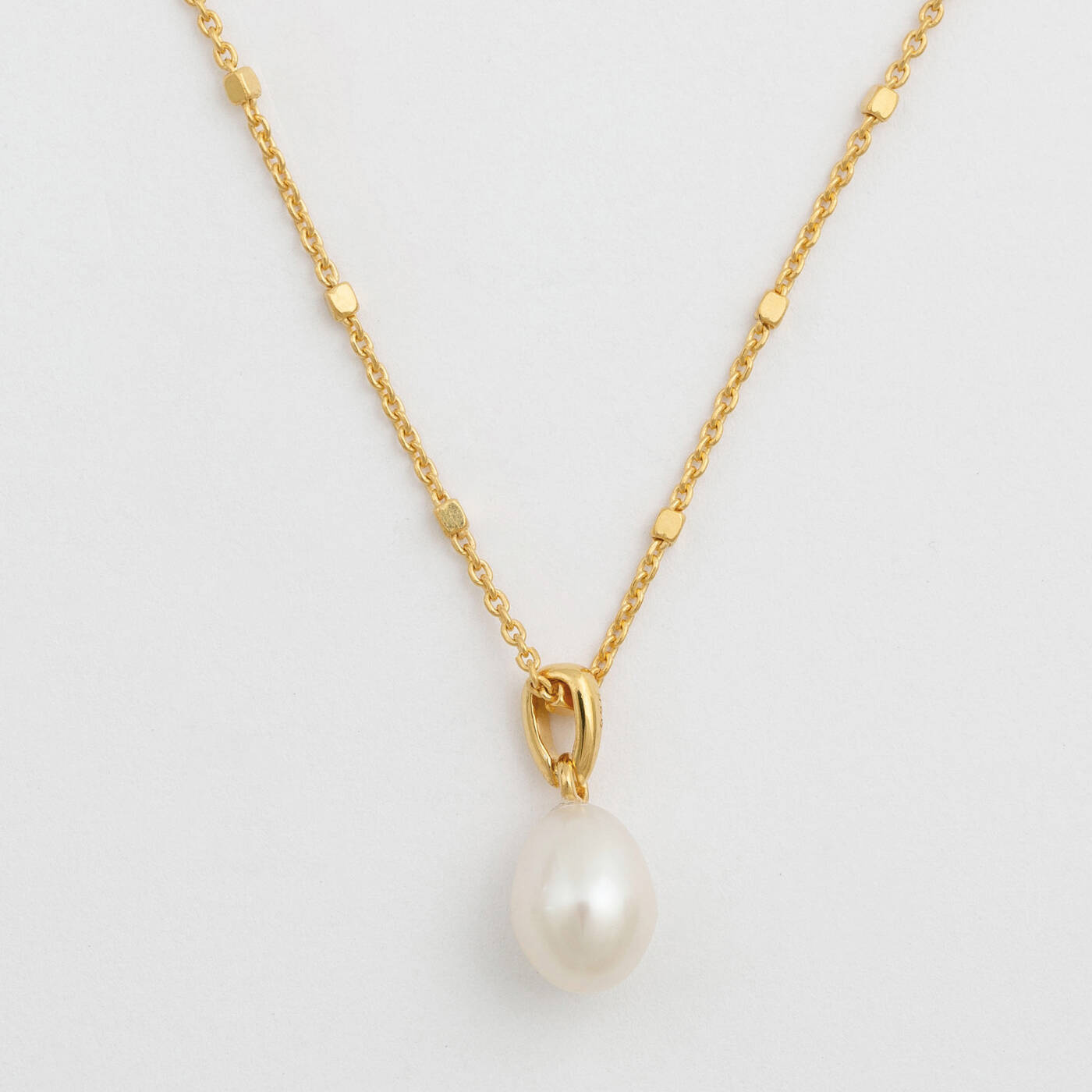 Treasure Single Pearl Halskæde Gold