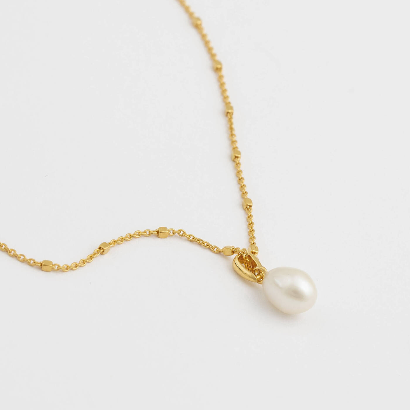 Treasure Single Pearl Halskæde Gold