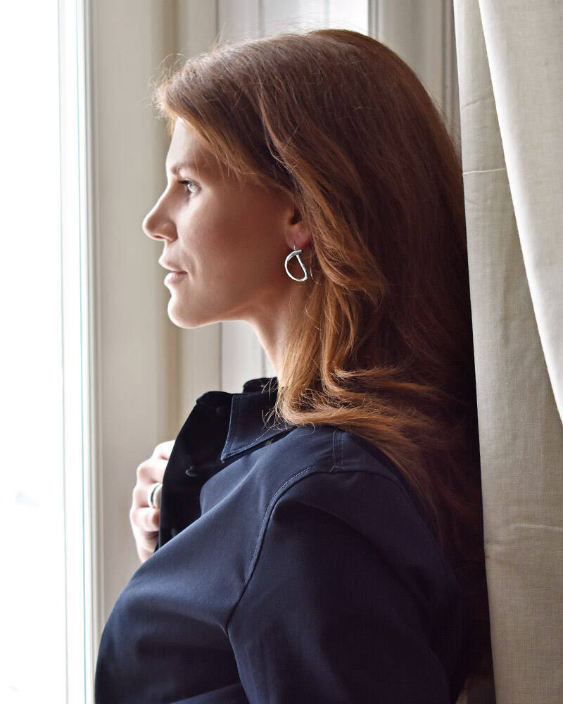 Ocean Ørering Sølv