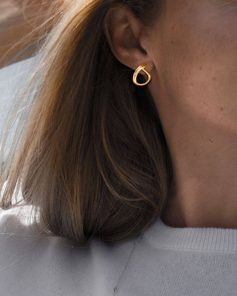 Ocean small Ørering guld