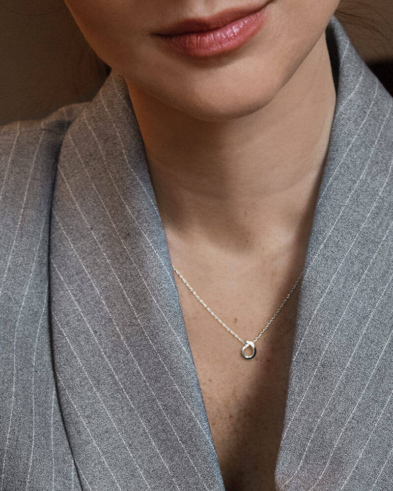 Ocean drop Halsketten Sølv