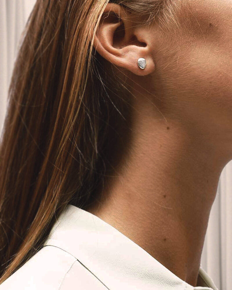 Pebbles Ørering Sølv