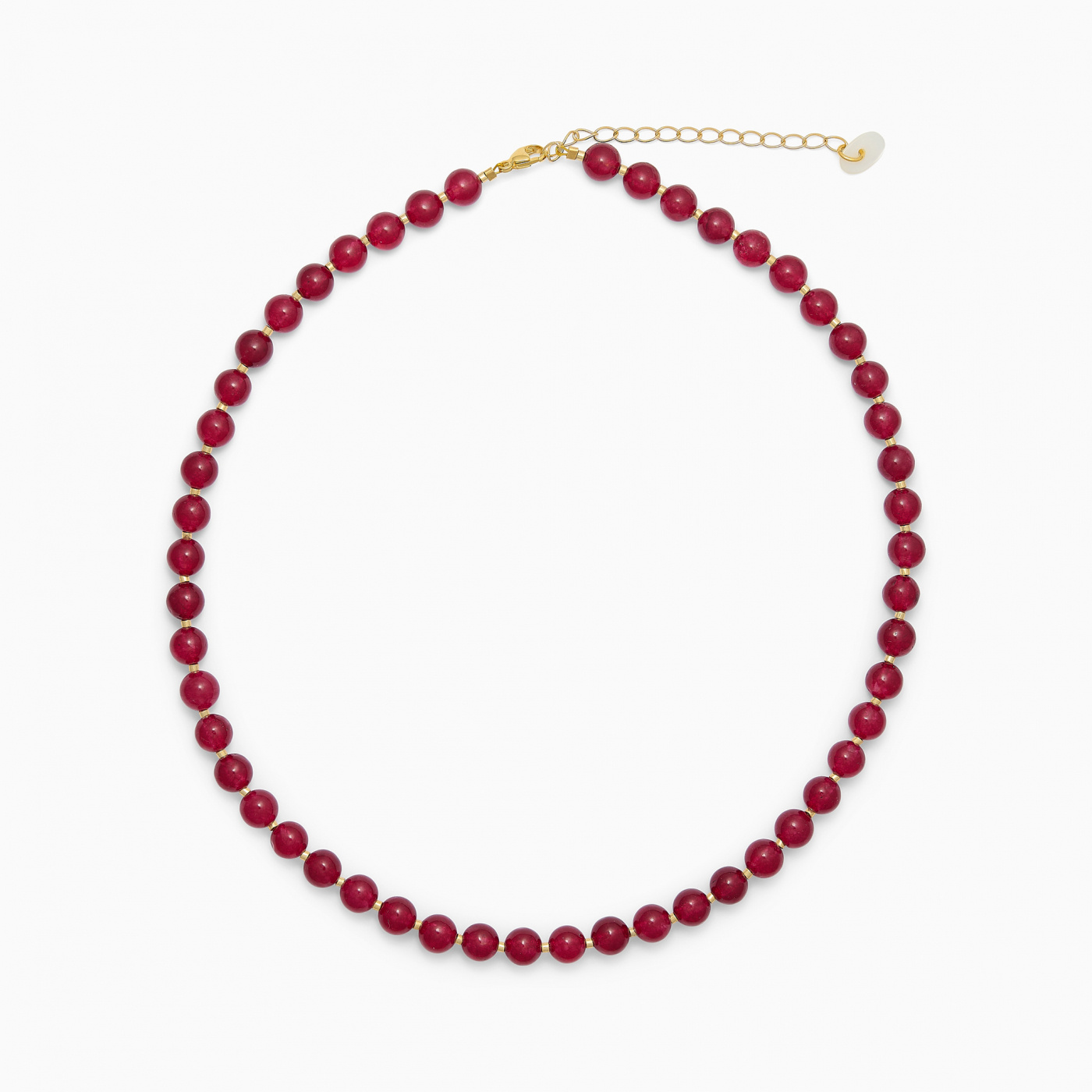 Hailey Red Jade Necklace