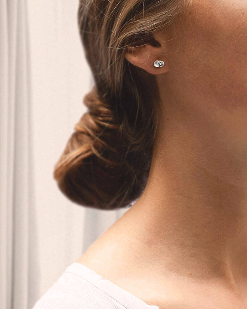 Rocky Shore drop Ørering Sølv