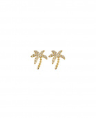Palm Earrings Gold