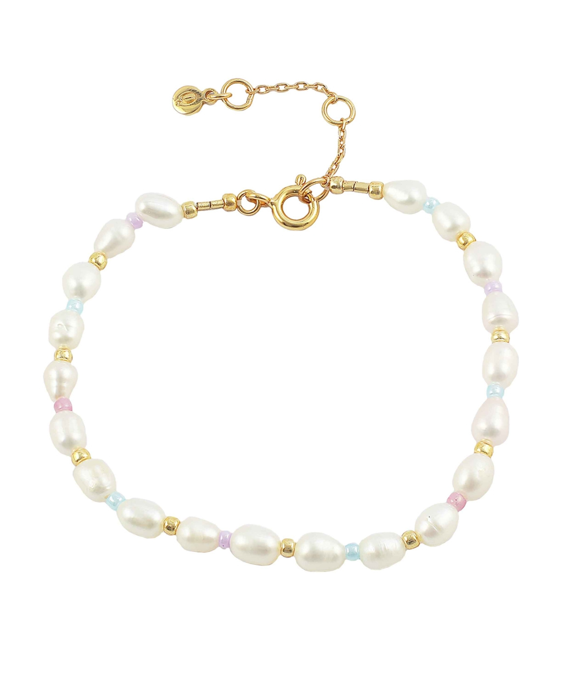 Pastel Pearl Bracelet Gold