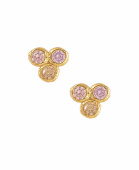 Fleur Earrings Multi Gold