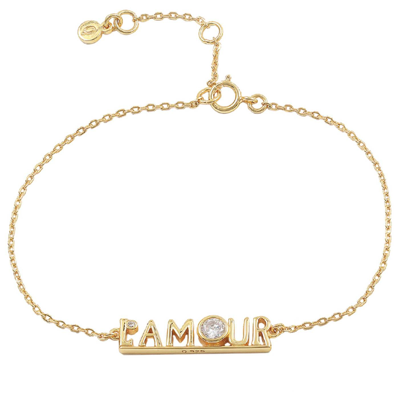 L'amour Armbånd Guld