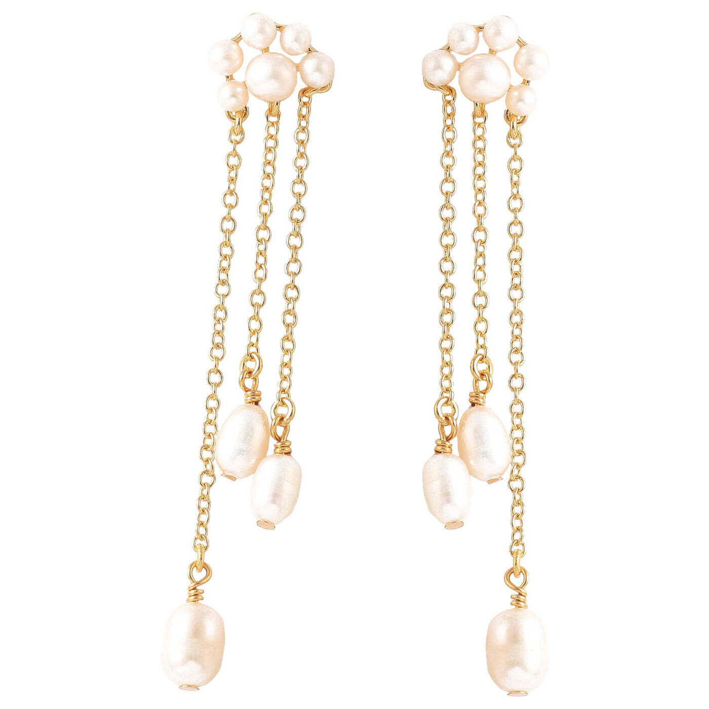 Cloud Øreringe Guld