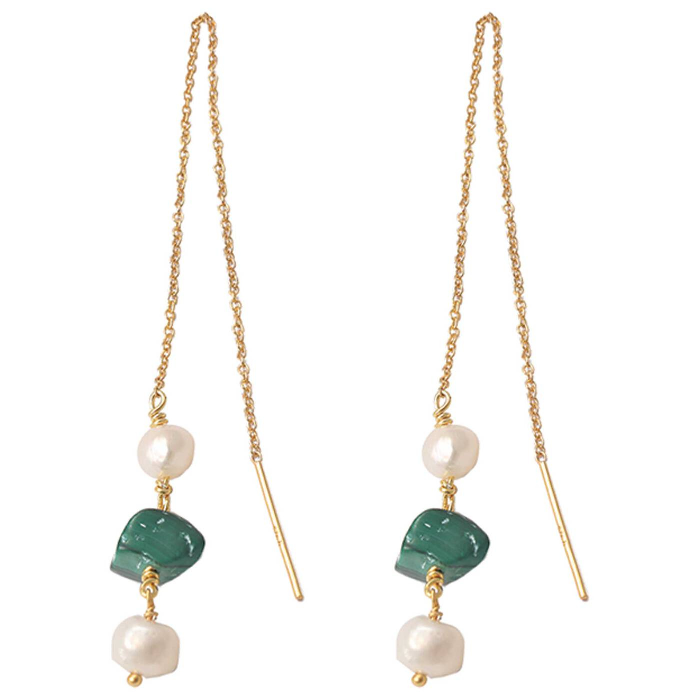 Green Ellie Øreringe Guld