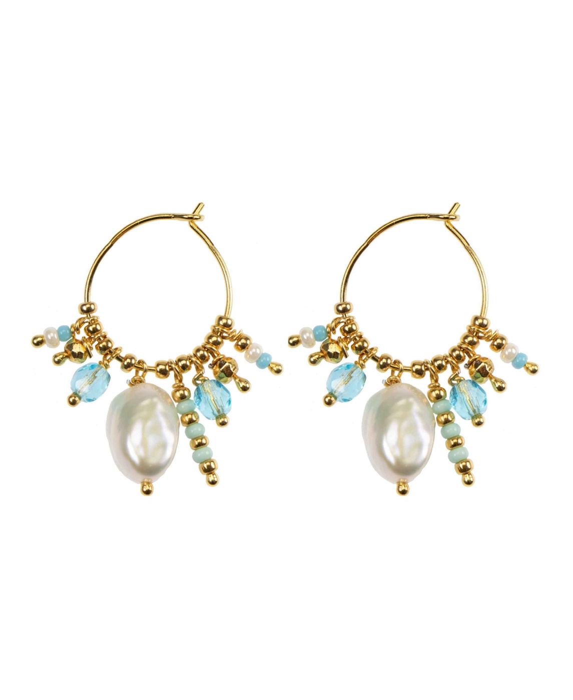 Ocean Earrings Gold