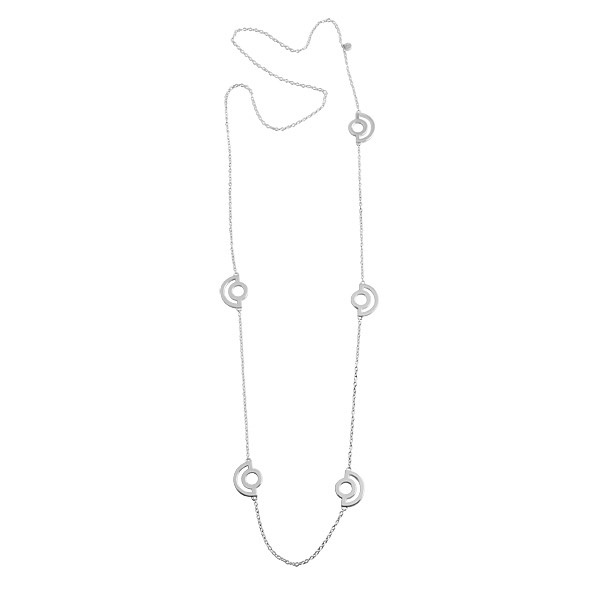 Arc Long Halskæde Sølv 80 cm