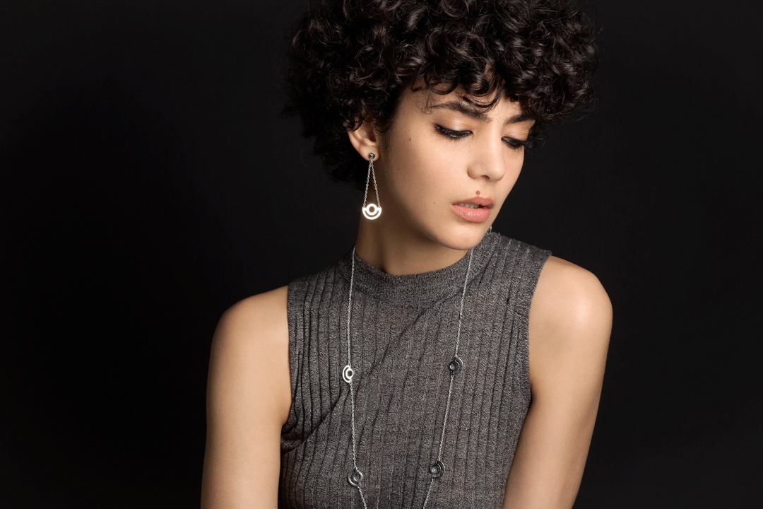 Arc Long Halskæde Sølv 80 cm