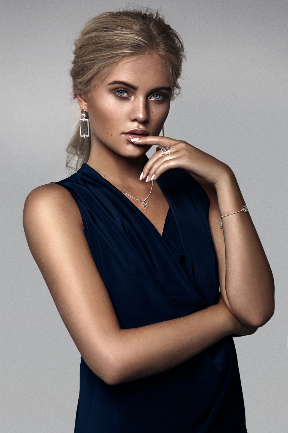 Detail Square Halskæde Sølv 42-46 cm