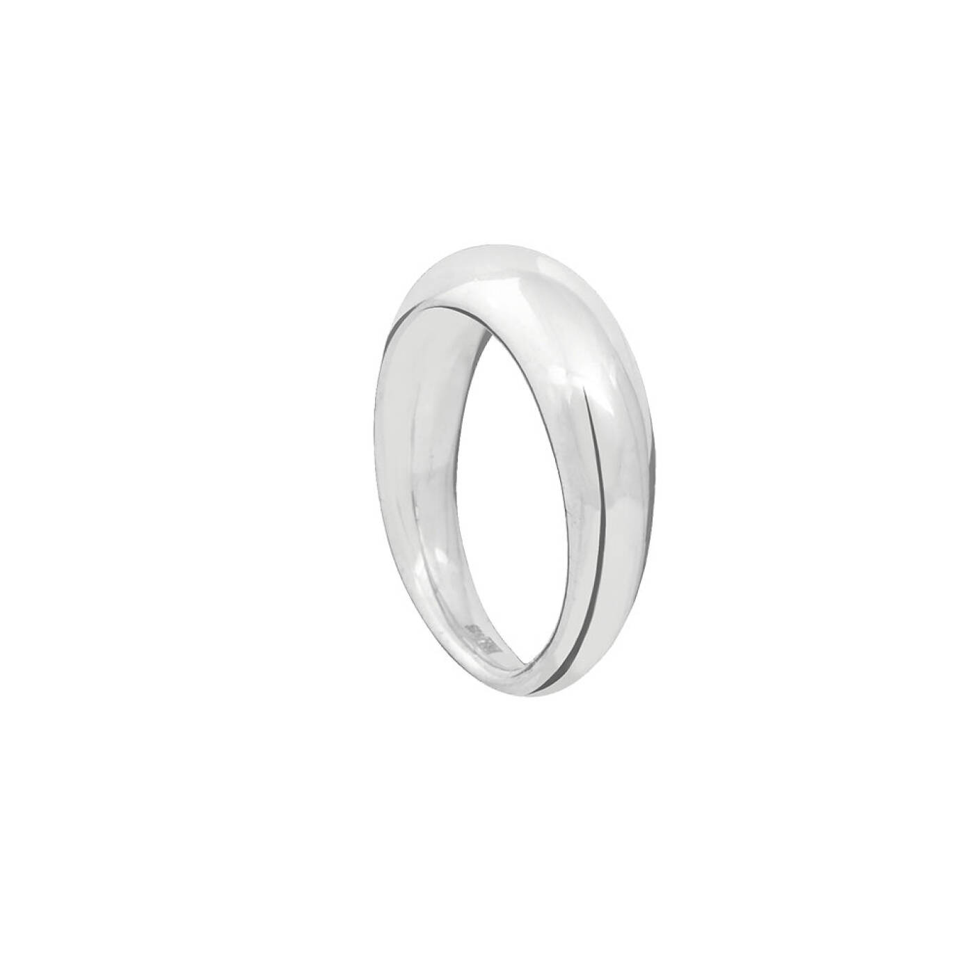 Stardust ring polished Sølv