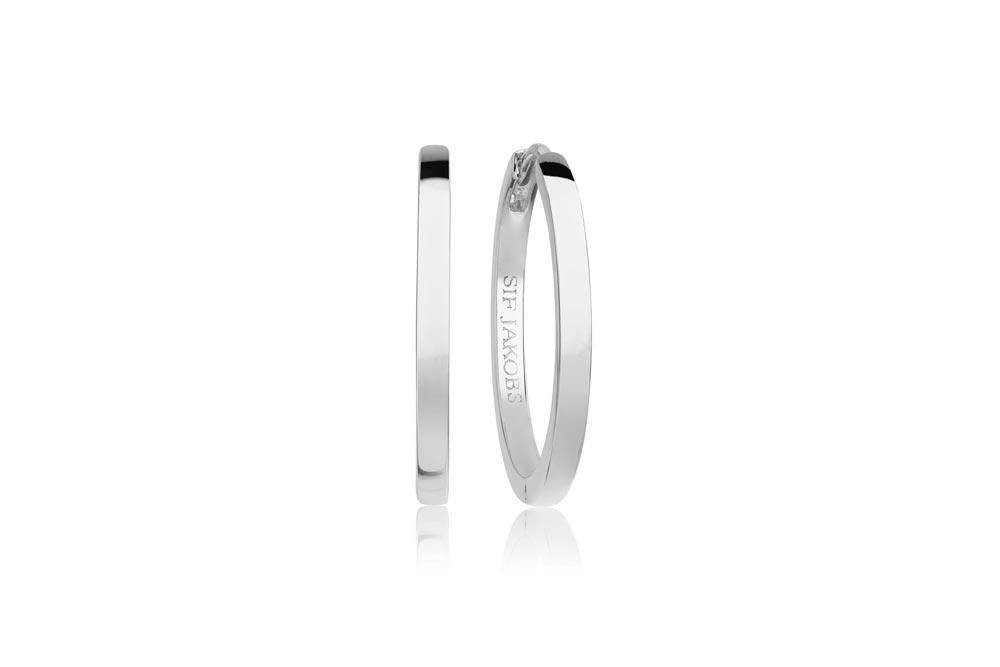 ELLERA PIANURA X-GRANDE Ørering (Sølv)