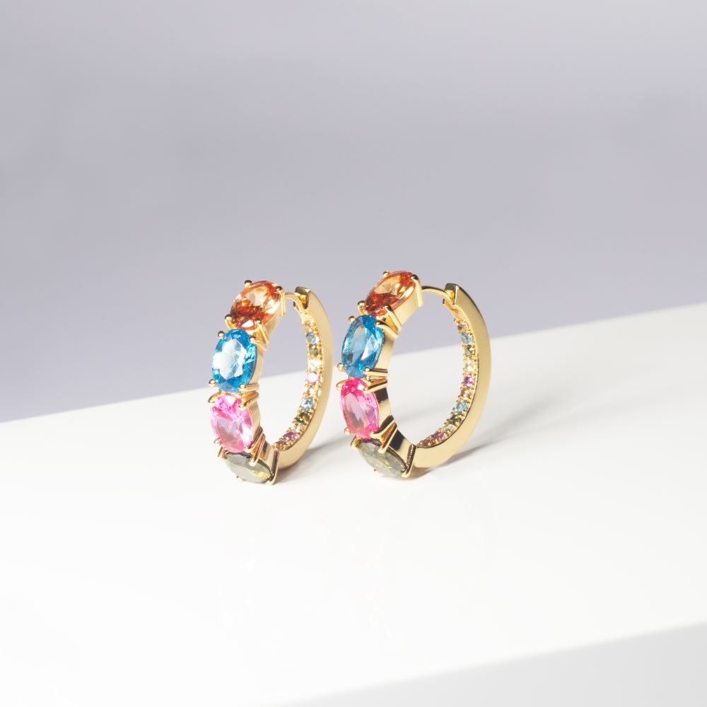 ELLISSE CREOLO EARRINGS Guld