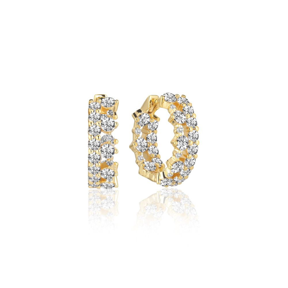 LIVIGNO CREOLO PICCOLO EARRINGS Guld