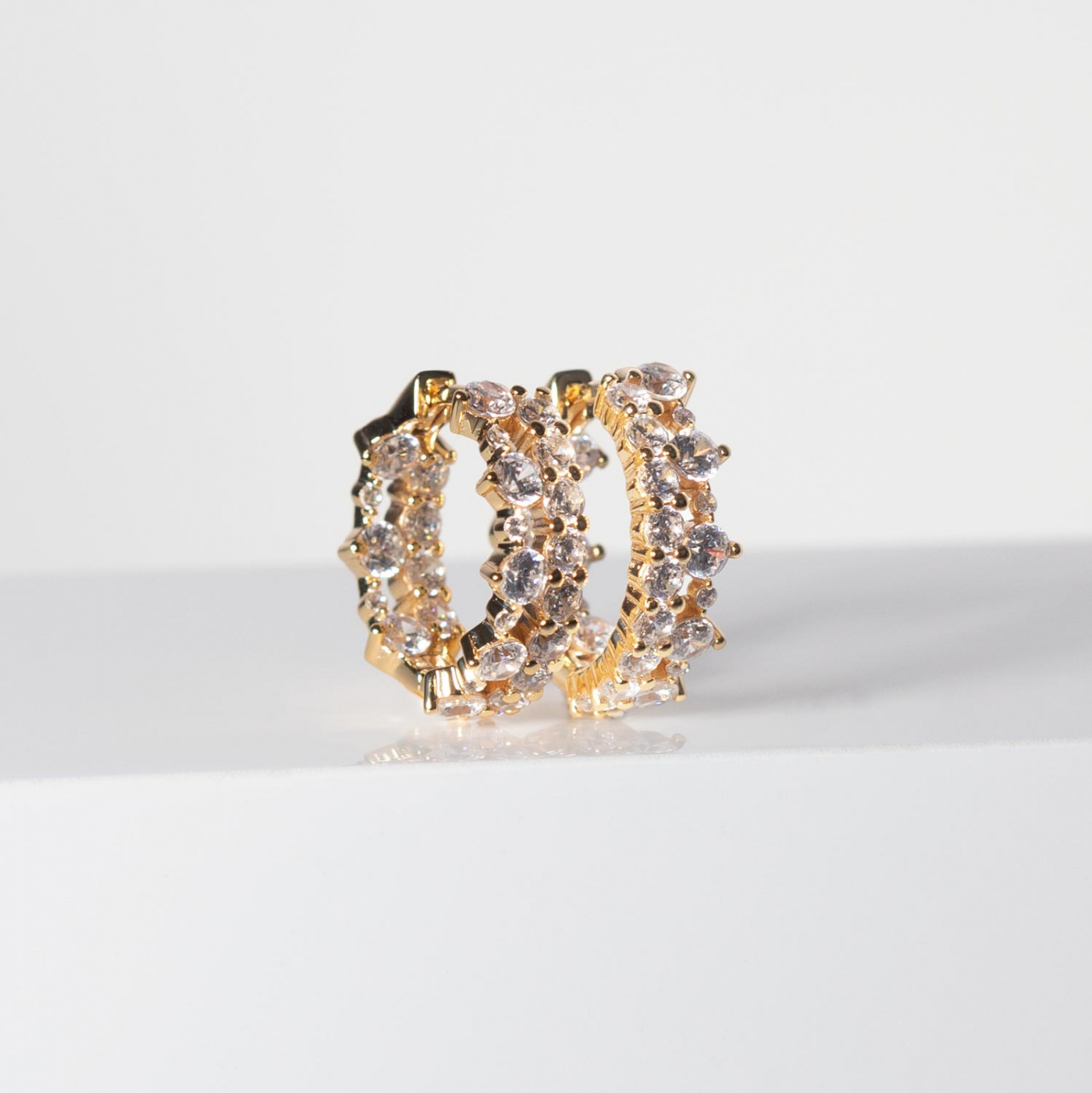 LIVIGNO CREOLO PICCOLO EARRINGS Guld