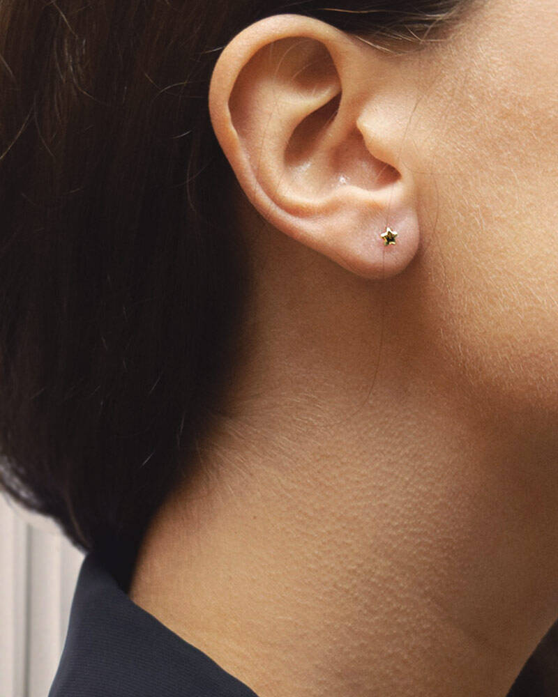 Stella Nova drop Ørering guld