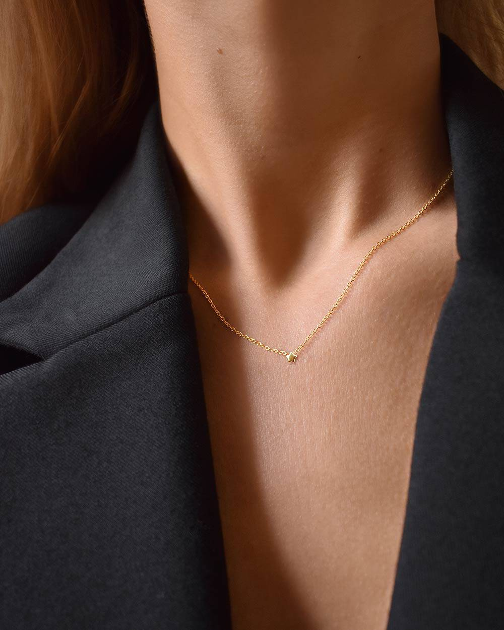 Stella Nova drop Halsketten guld