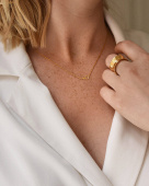 Women Unite small Halsketten guld