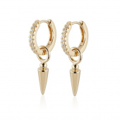 Spear of life Earrings creol Gold