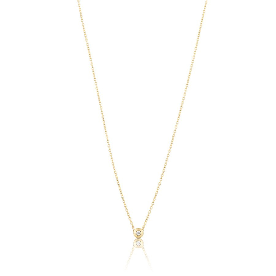 Älskad mini Necklace Gold