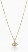 Devine Eye Mini Necklace Gold Devine Eye Mini Necklace Gold
