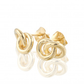 The knot  Earrings Gold
