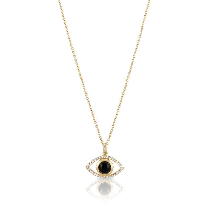 Devine eye Necklace - L (42+3cm) Gold