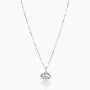 Devine eye Mini Necklace Silver