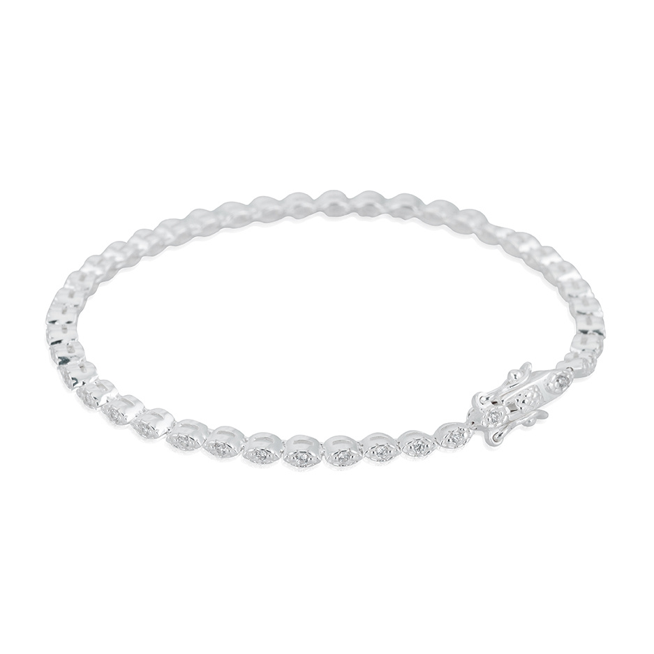 Time to glow  T-Bracelet Silver
