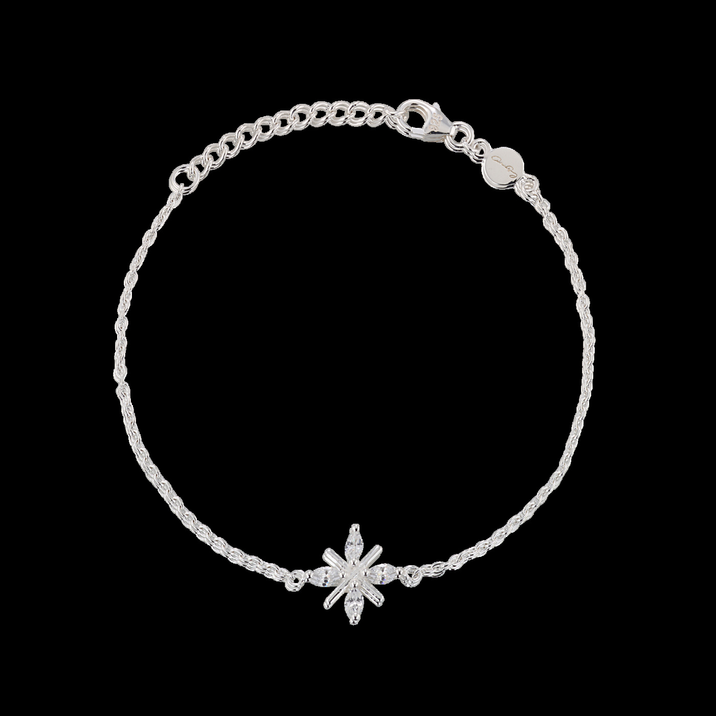Snowflake Bracelet Silver